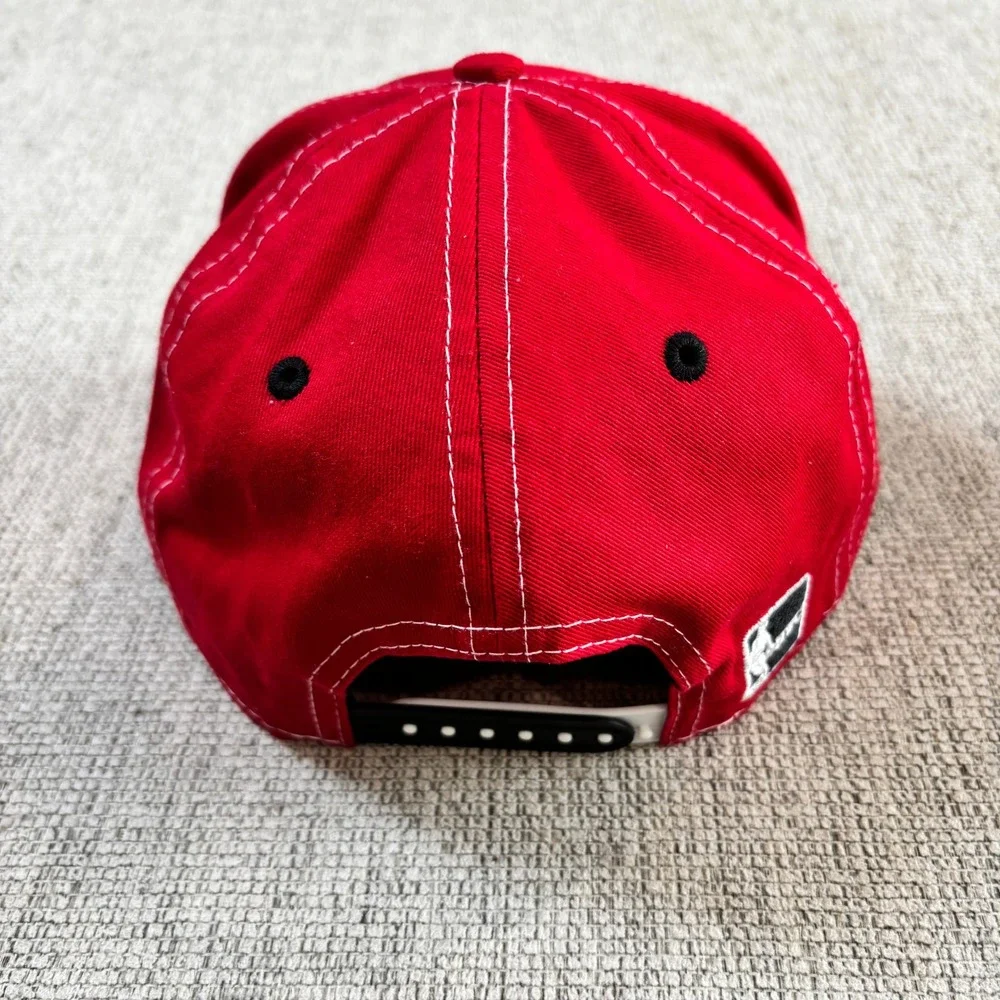 New Era Miami Heat Hardwood Classics Snapback Hat Red NBA Basketball Cap‎
